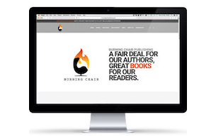 burning chair publishing web design